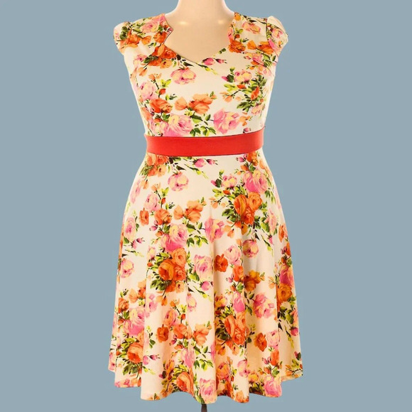 Vintage Modcloth Dress in Antique Roses - Picture 1 of 3